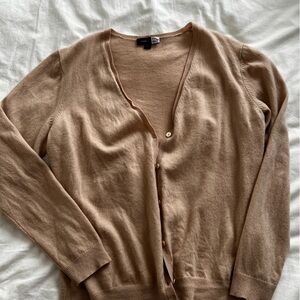 Saks Fifth Avenue beige Cardigan Sweater